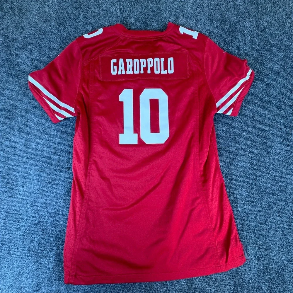 Nike On Field Jimmy Garoppolo San Francisco 49ers NFL Jersey Mens Small Scarlet